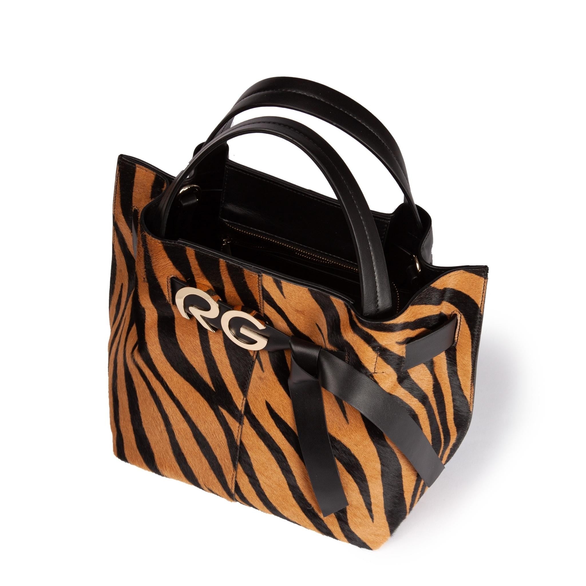 Borse Dafne Pony Medium in Pelle Animalier