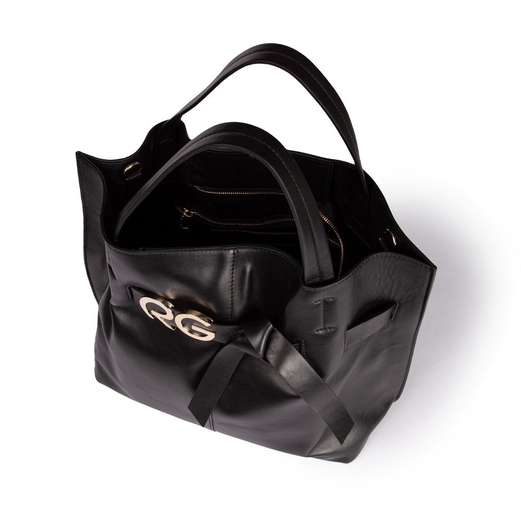 Borse Dafne Large in Pelle Nera