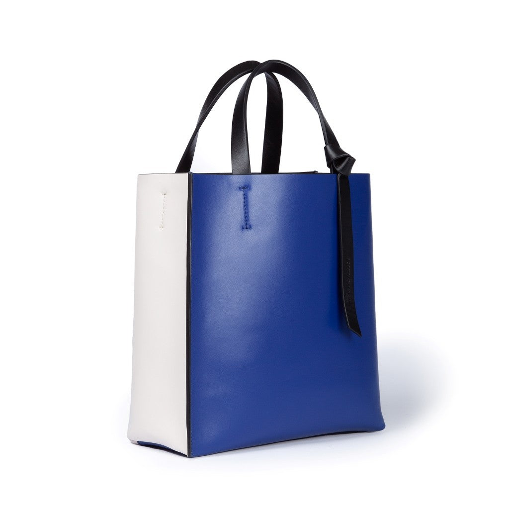 Borse Cinzia Handbag in pelle blu