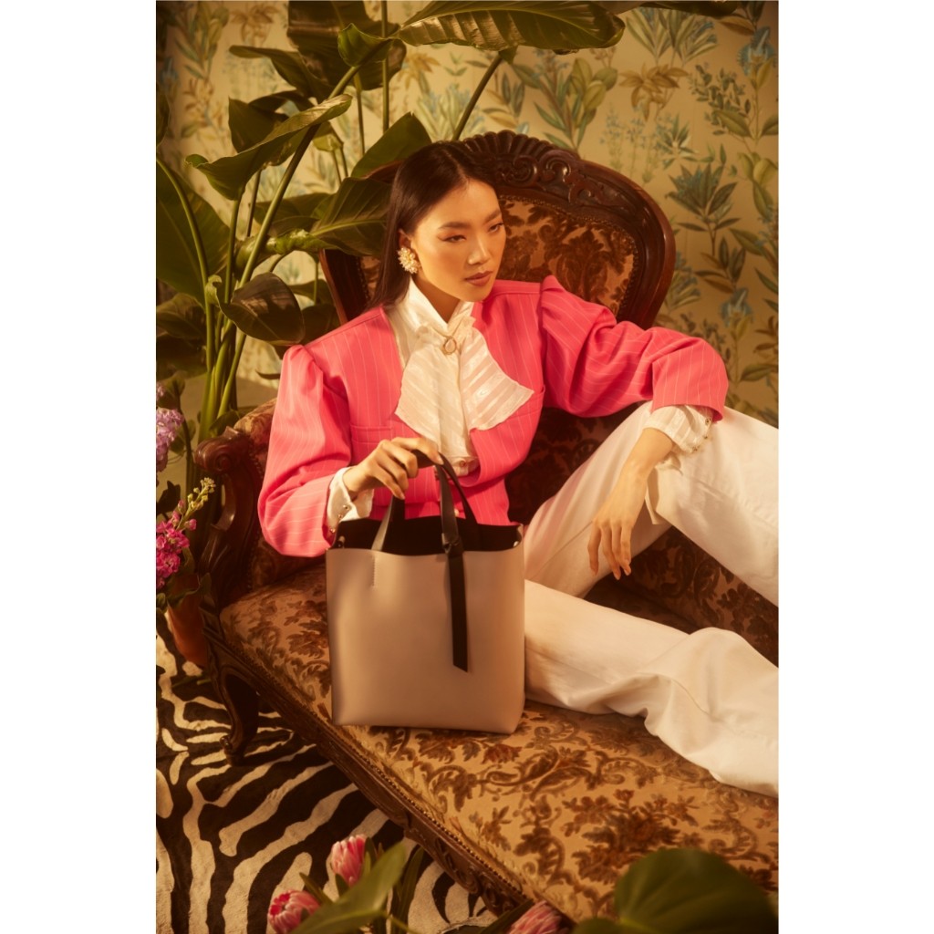 Borse Cinzia Handbag in pelle blu