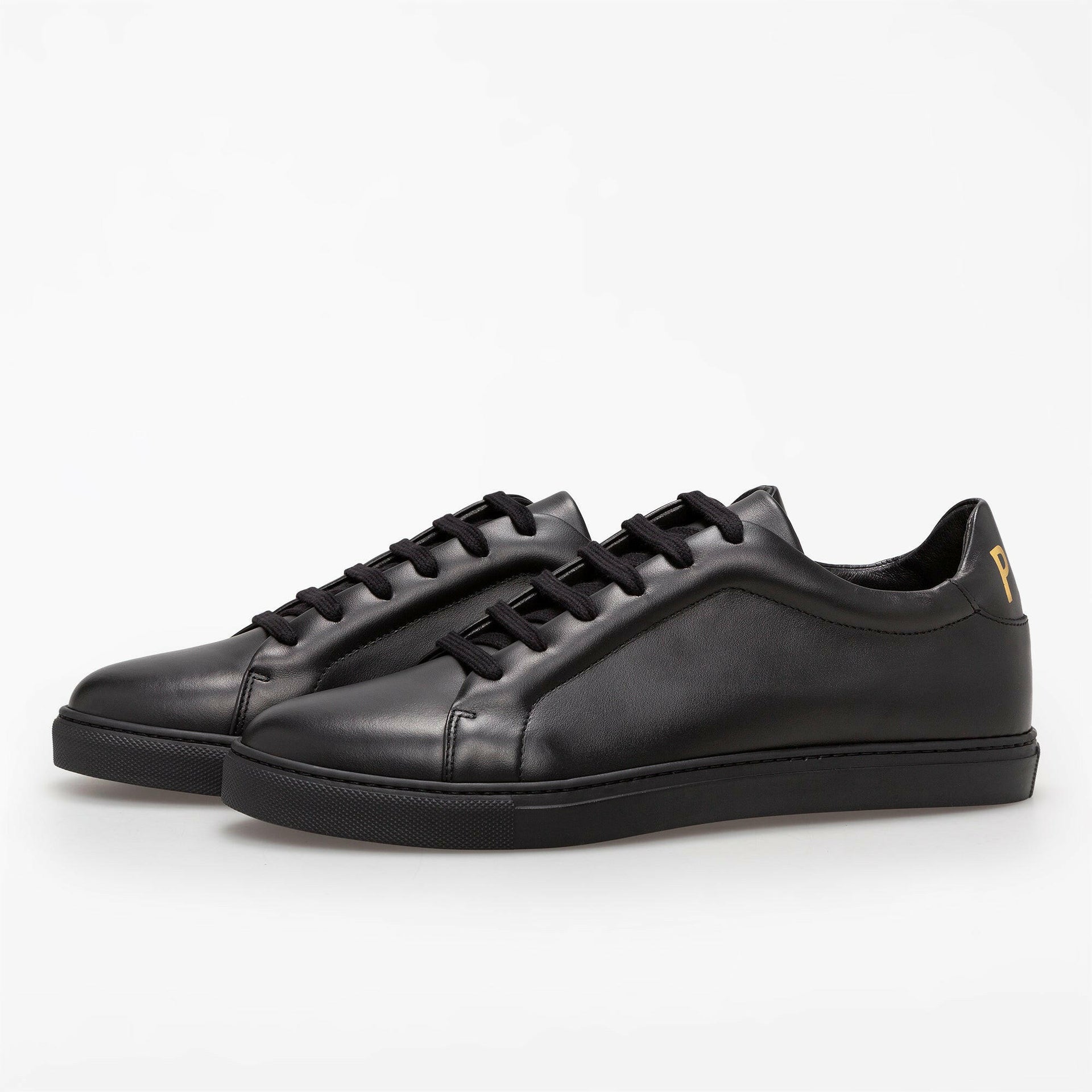 Sneakers uomo Foro italico in pelle nera