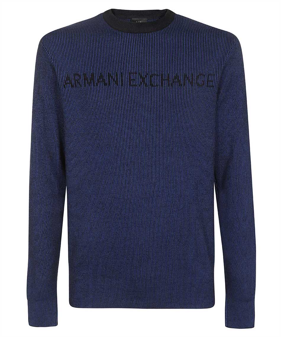 Pullover uomo a maniche lunghe blu