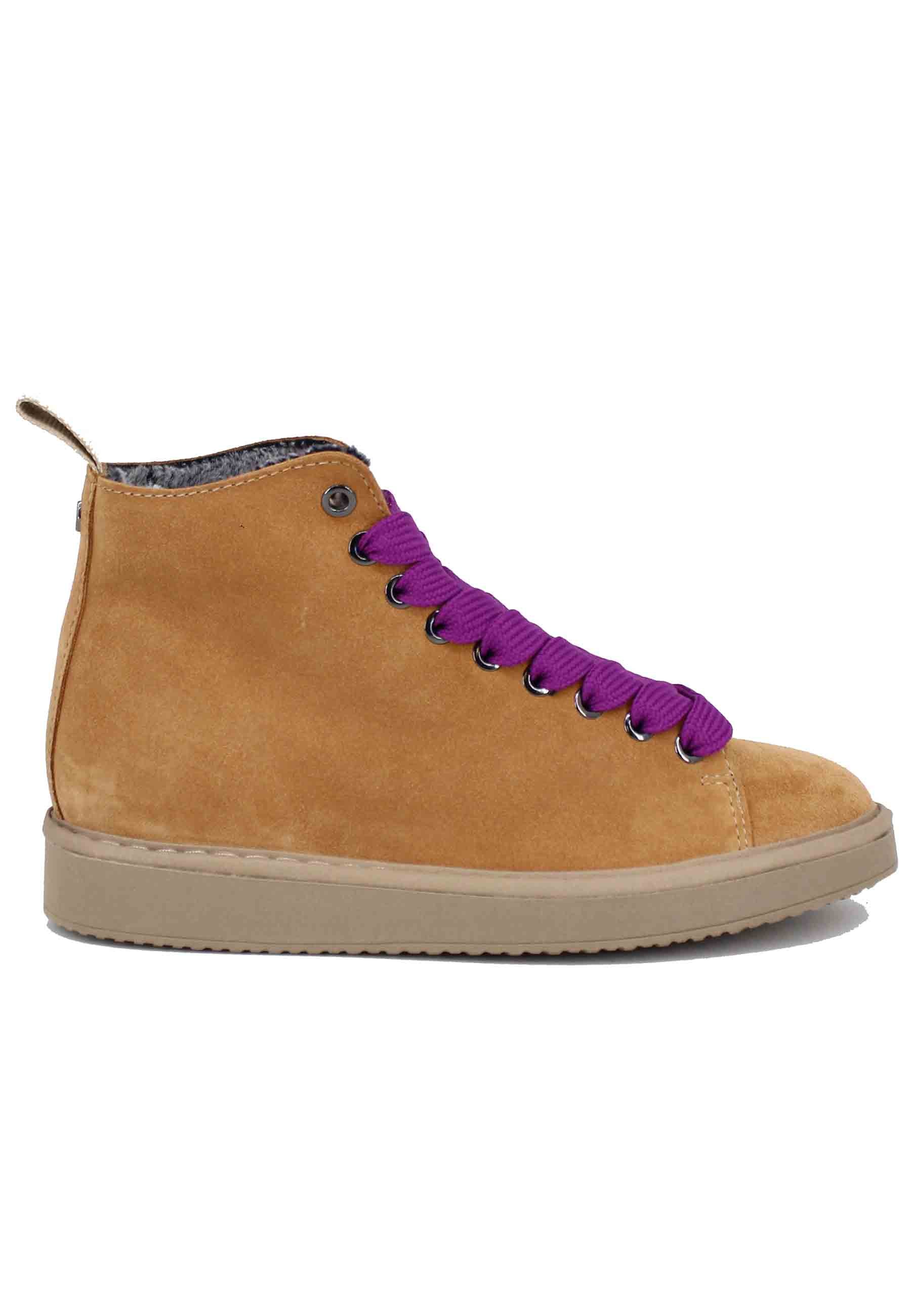 Women's sneakers in leather suede