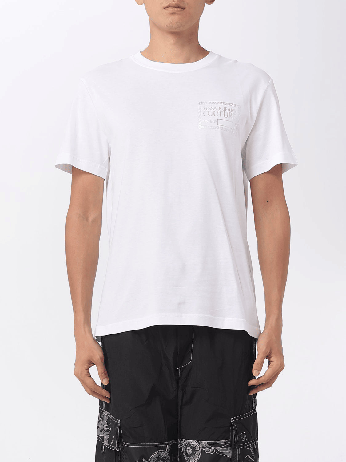 T-shirt uomo in cotone bianco