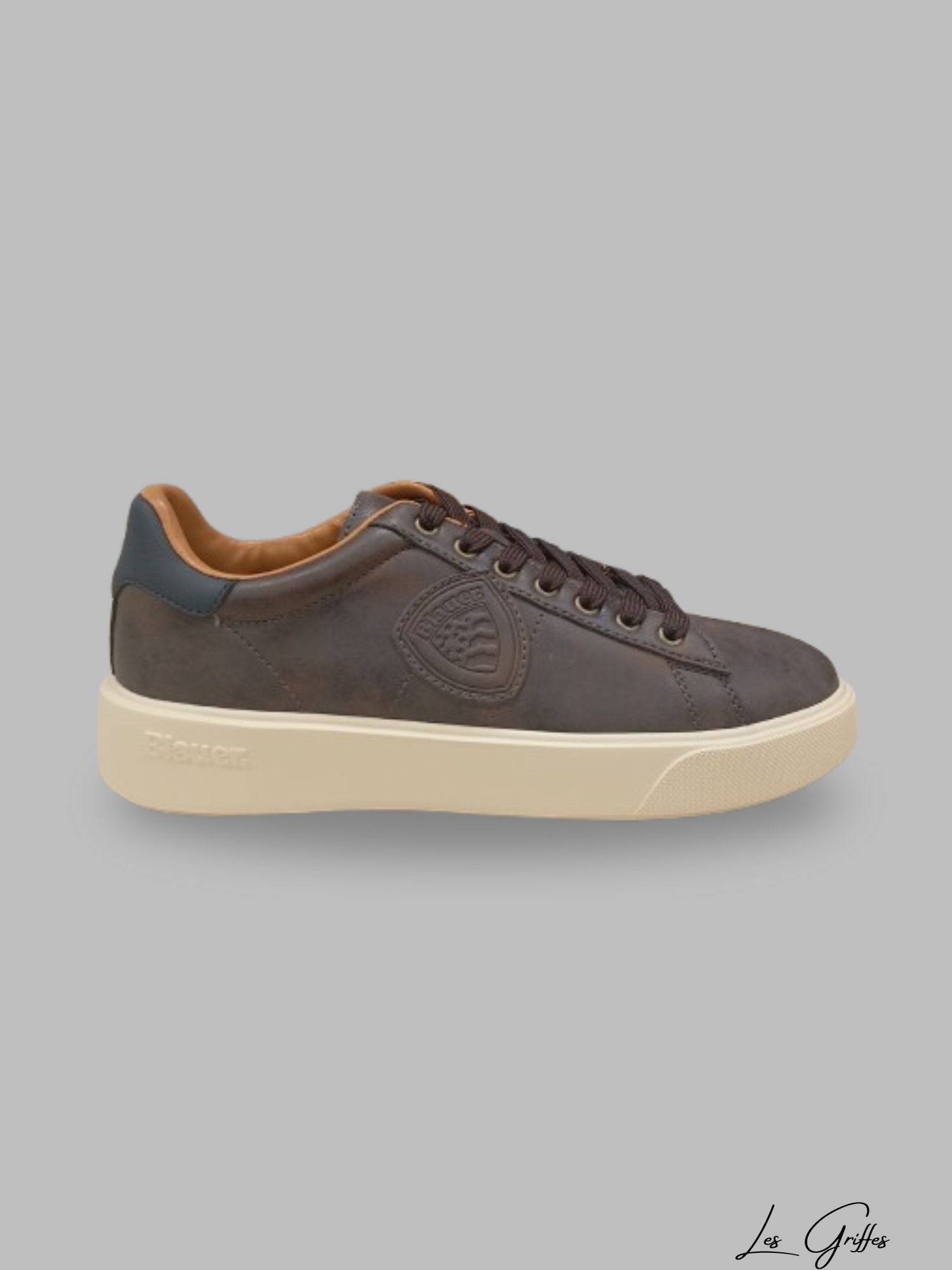 Sneakers uomo in marrone