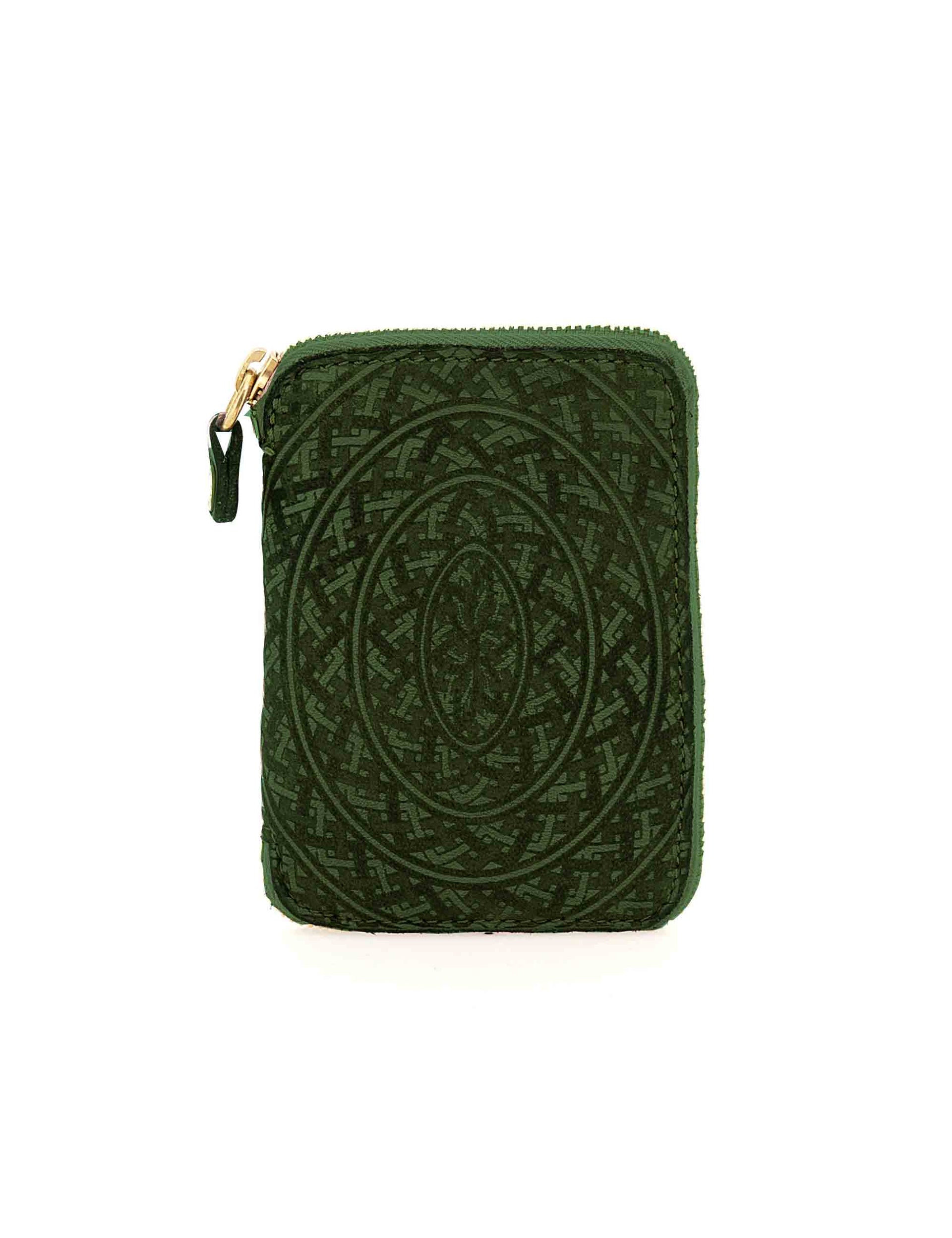 Women's wallet Nina in green leather