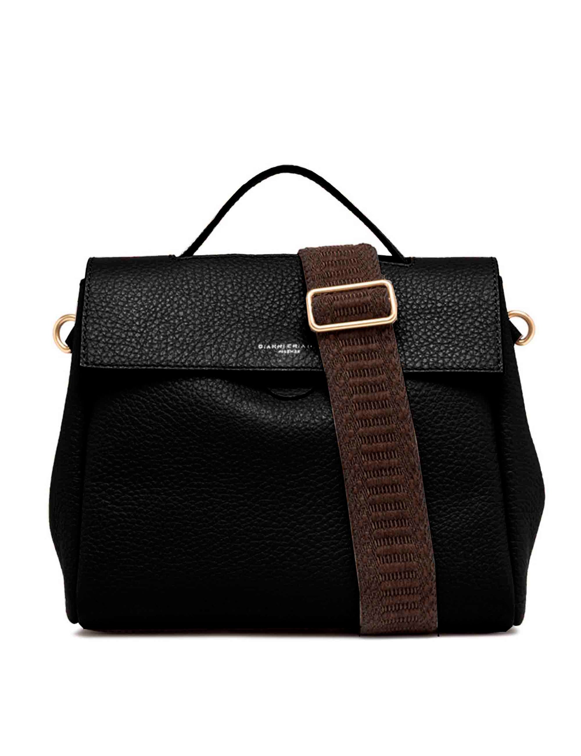 Clio women's shoulder bags in black leather