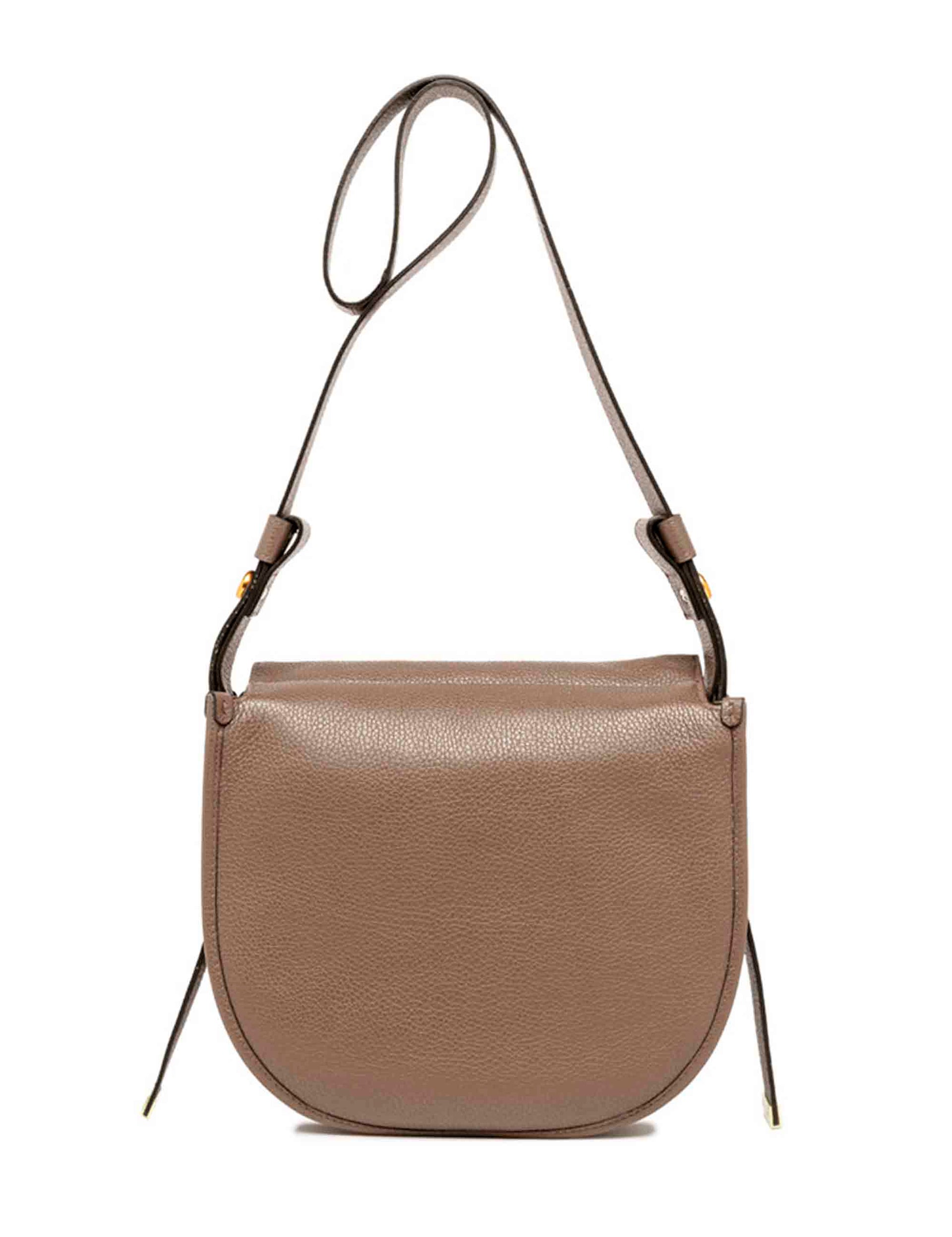 Ginevra Taupe Leather Women's Shoulder Bags