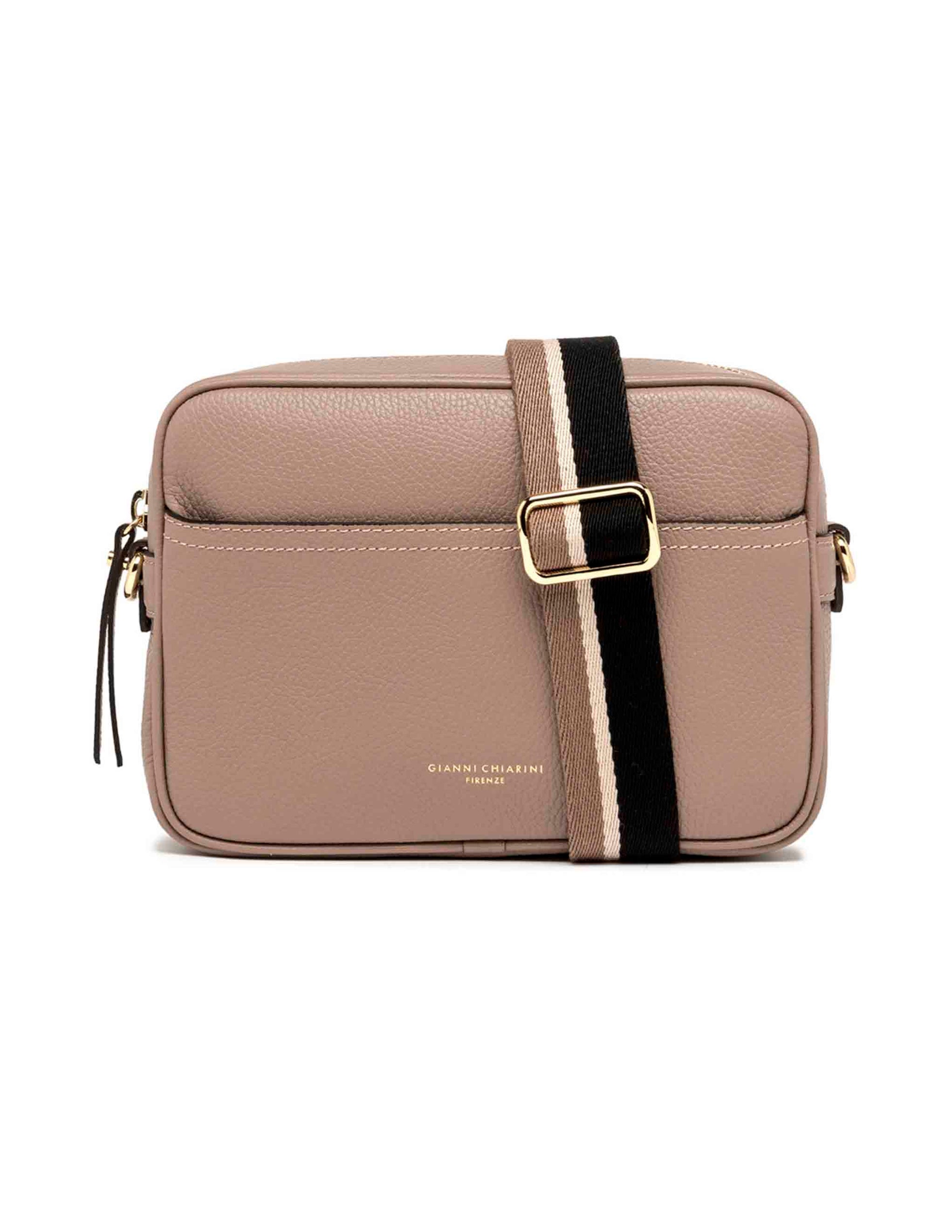 Women's Nina Shoulder Bags in Taupe Leather