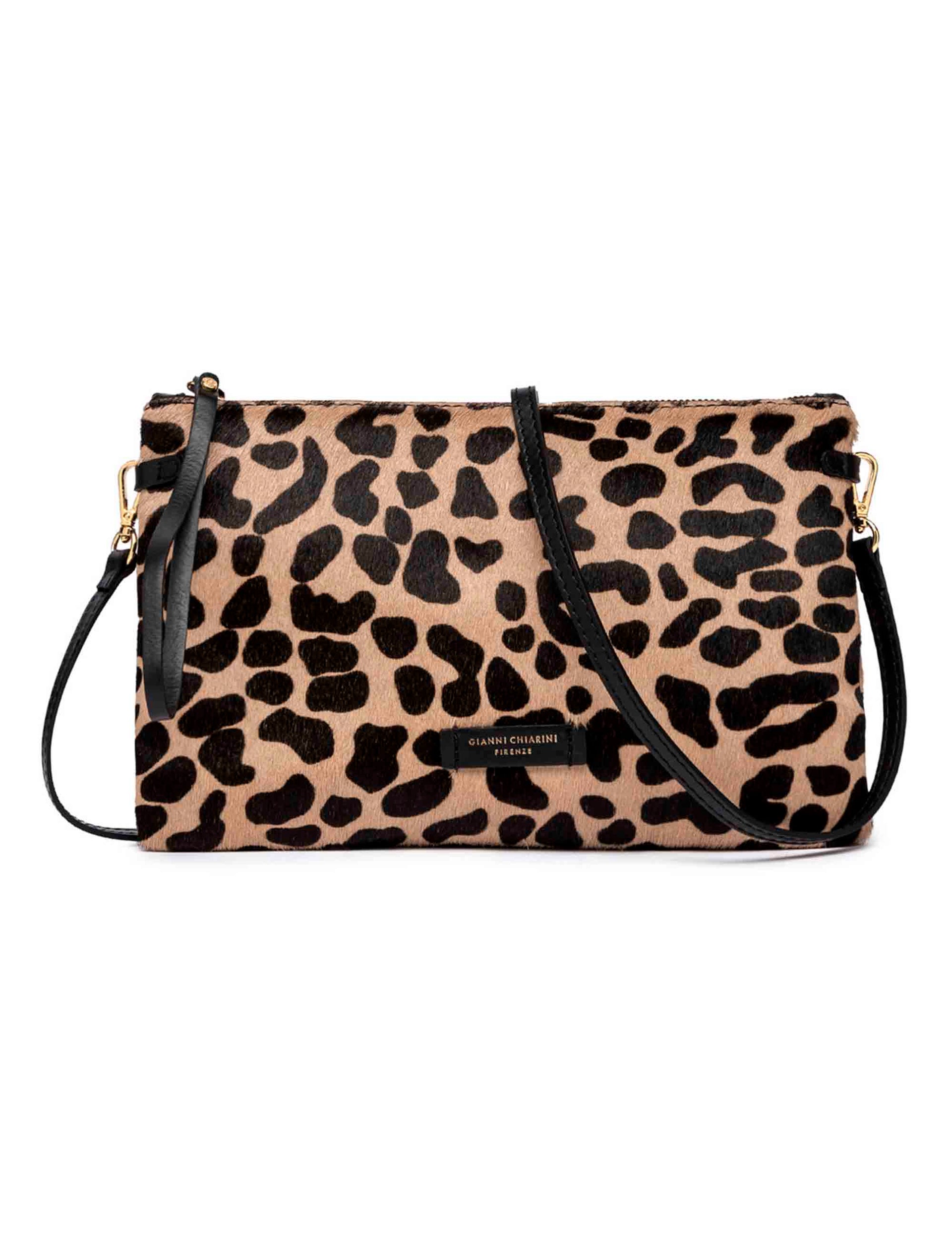 Borse pochette donna Hermy in cavallino leo