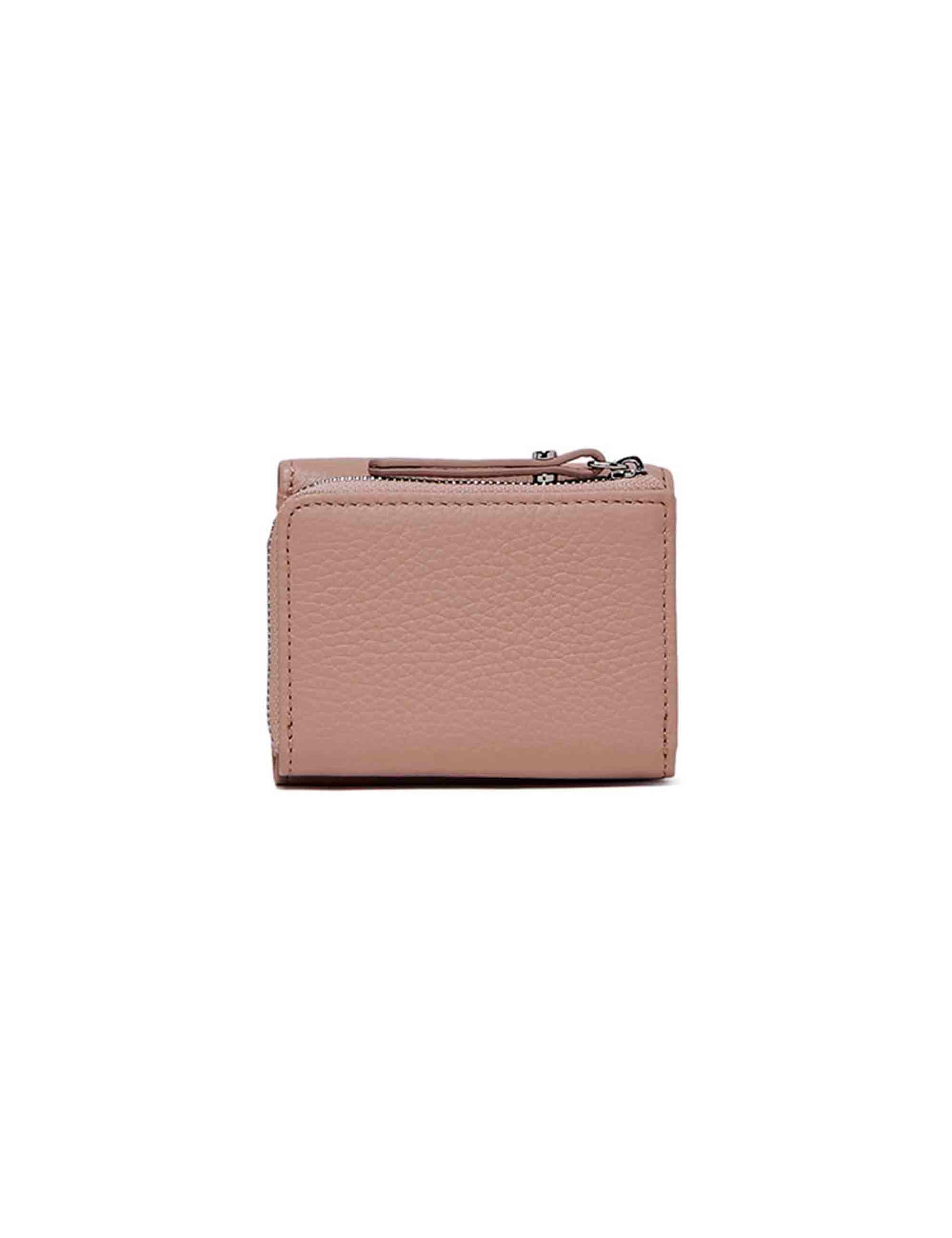 Taupe Leather Women's Wallet