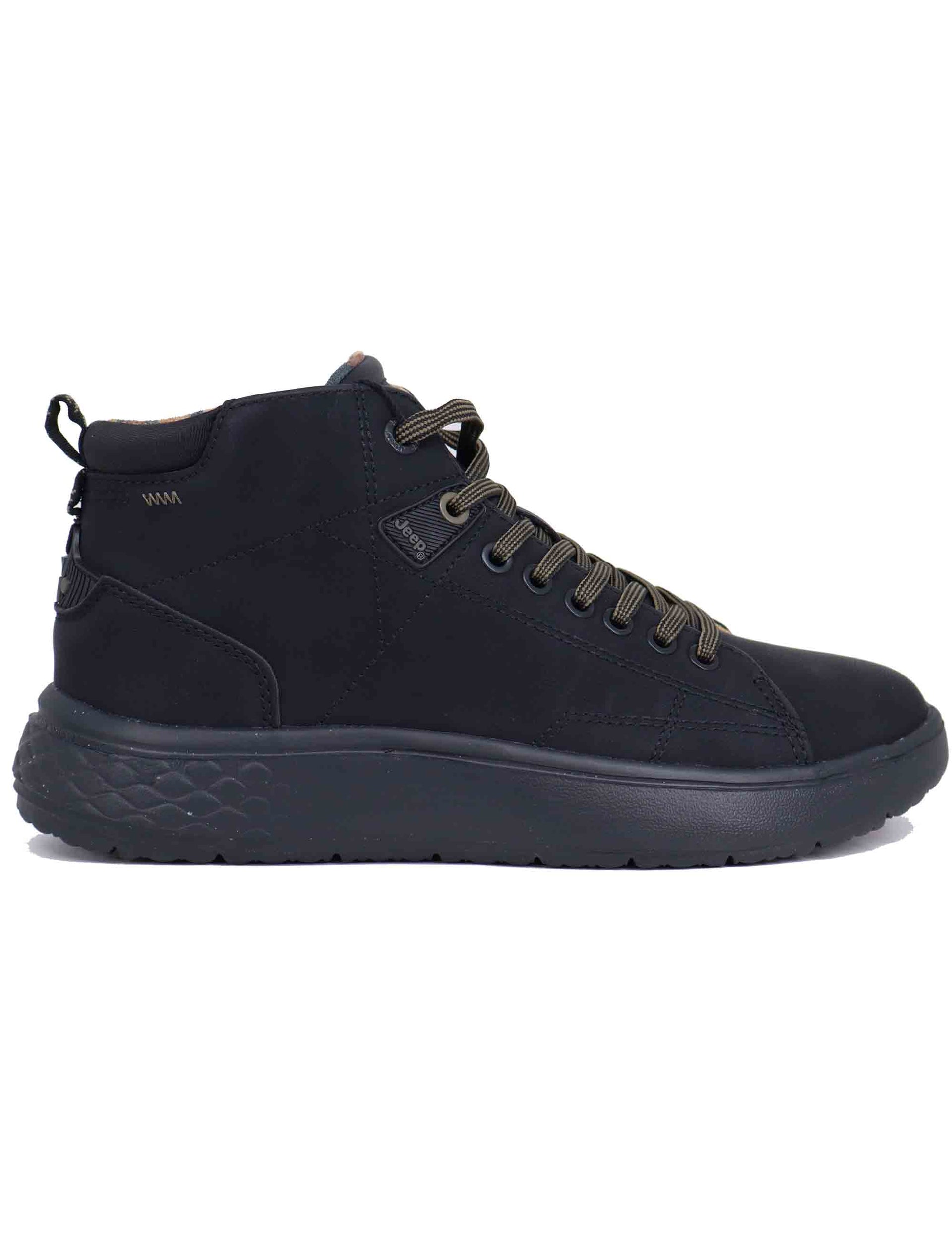 Stivaletti uomo Kobi Mid in eco pelle nero