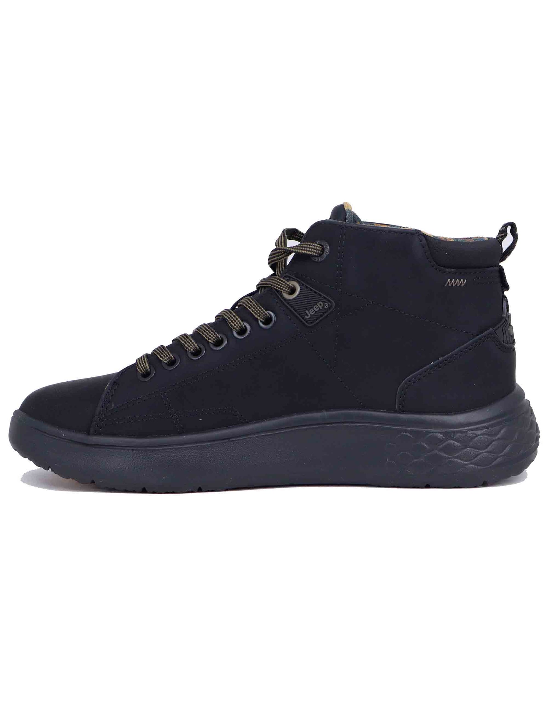 Stivaletti uomo Kobi Mid in eco pelle nero