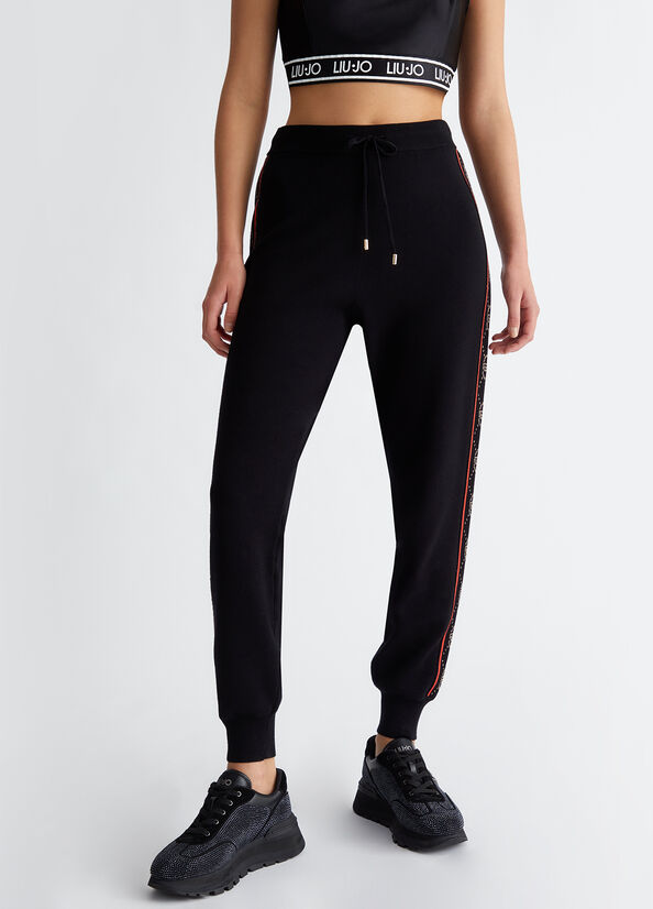 Pantaloni donna in misto viscosa