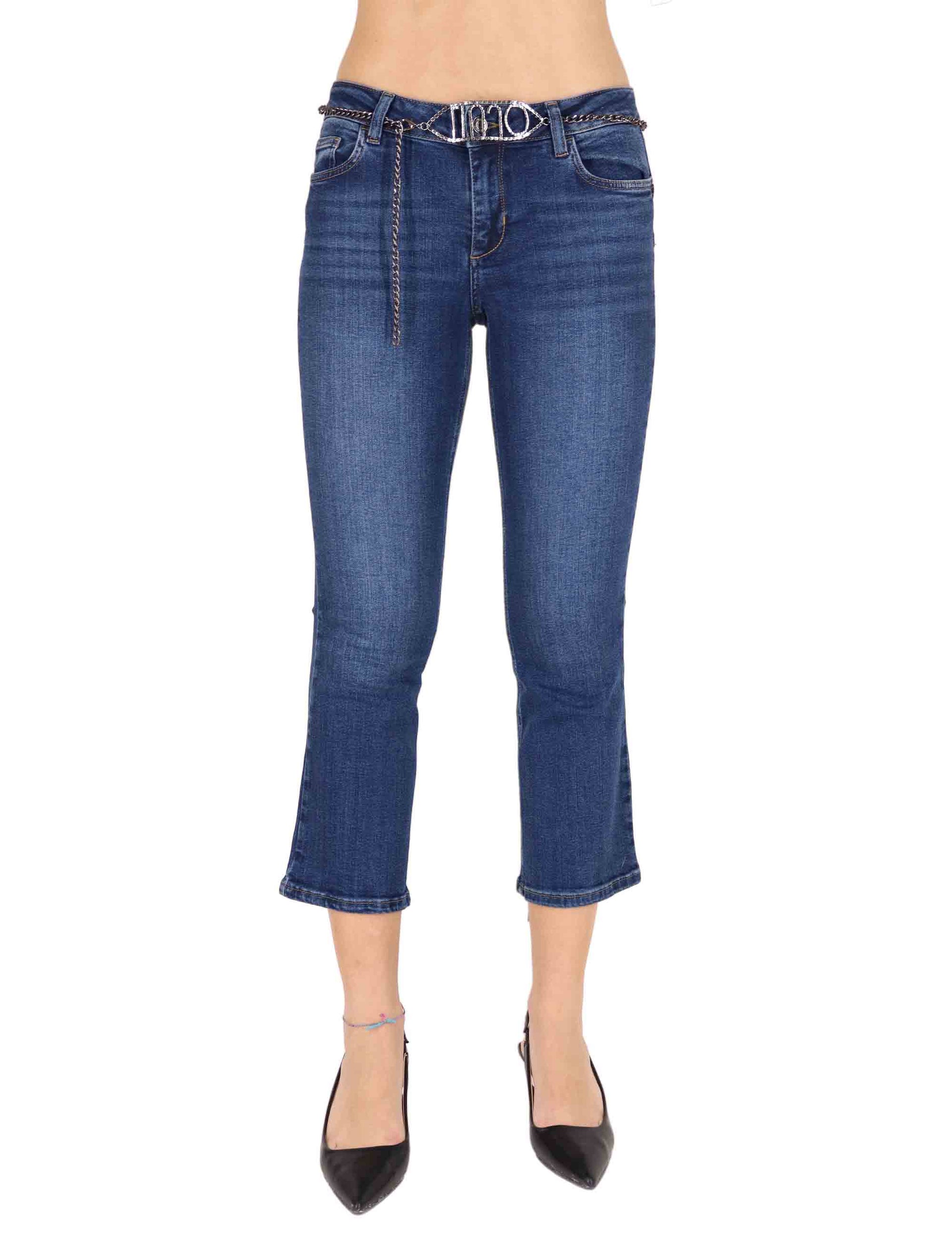 Jeans donna in cotone denim