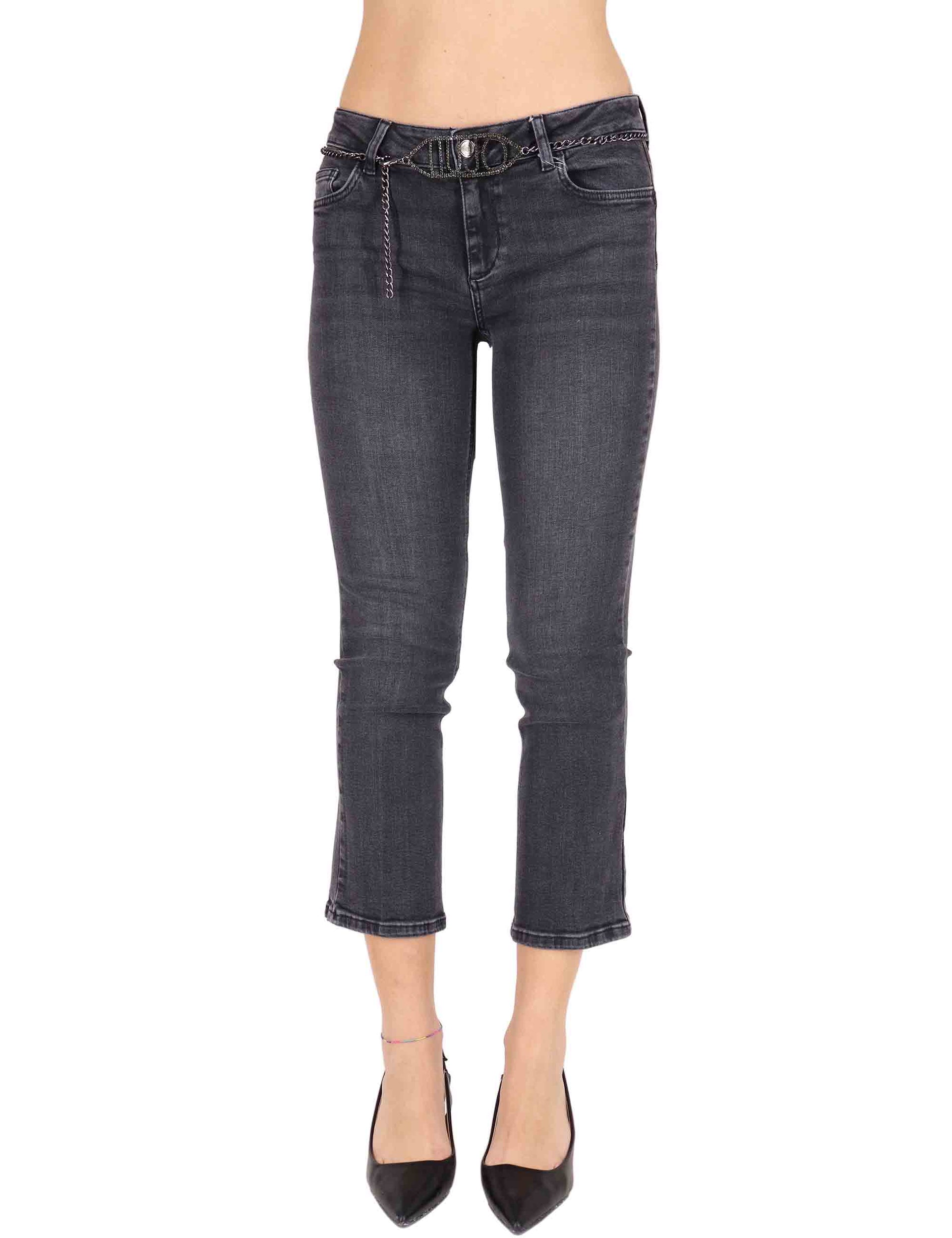 Jeans donna in cotone denim