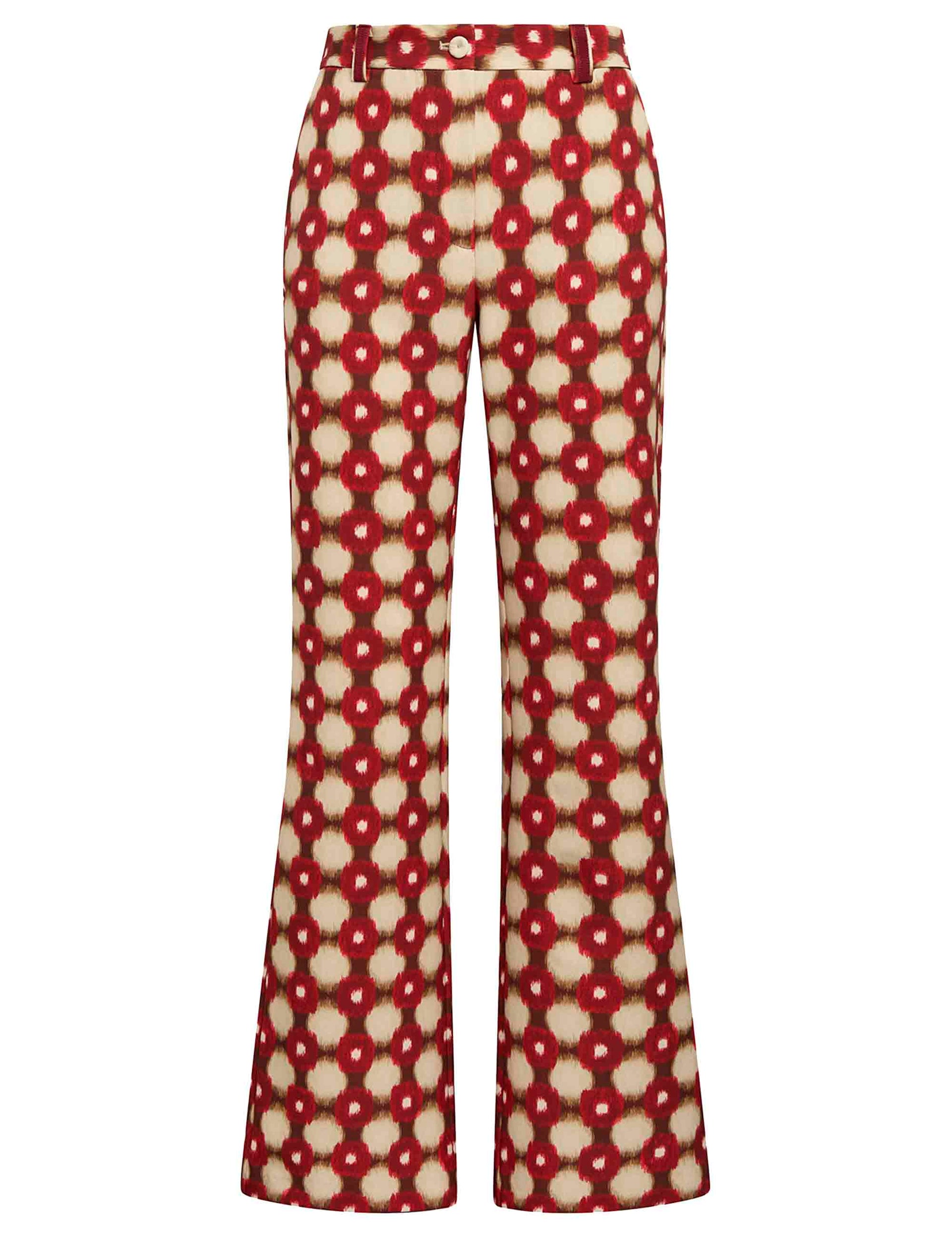 Pantaloni donna Marco Maze in cady rosso