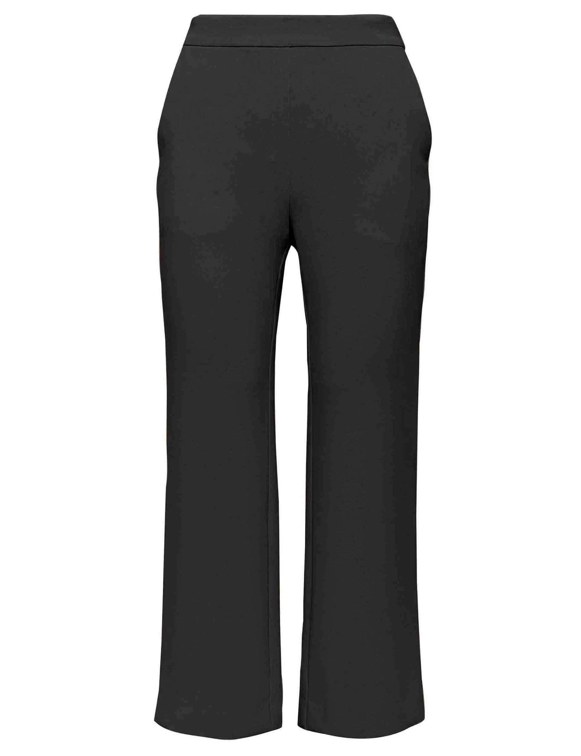 Pantaloni donna Crepe in sable nero