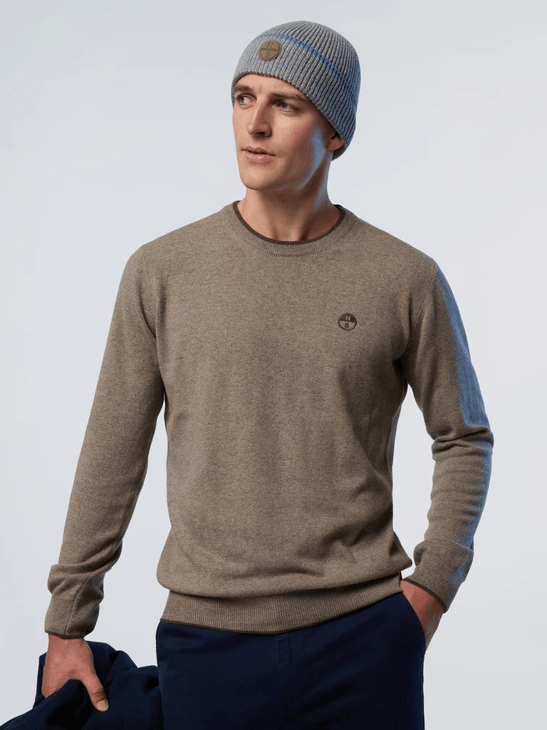 Maglioni uomo eco cashmere grigio