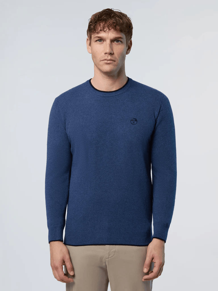 Maglioni uomo in eco cashmere Blu