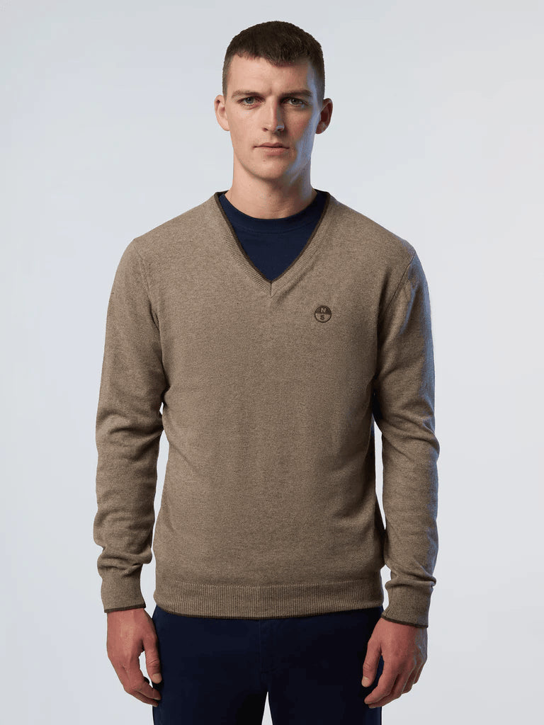 Maglioni uomo in misto cashmere grigio