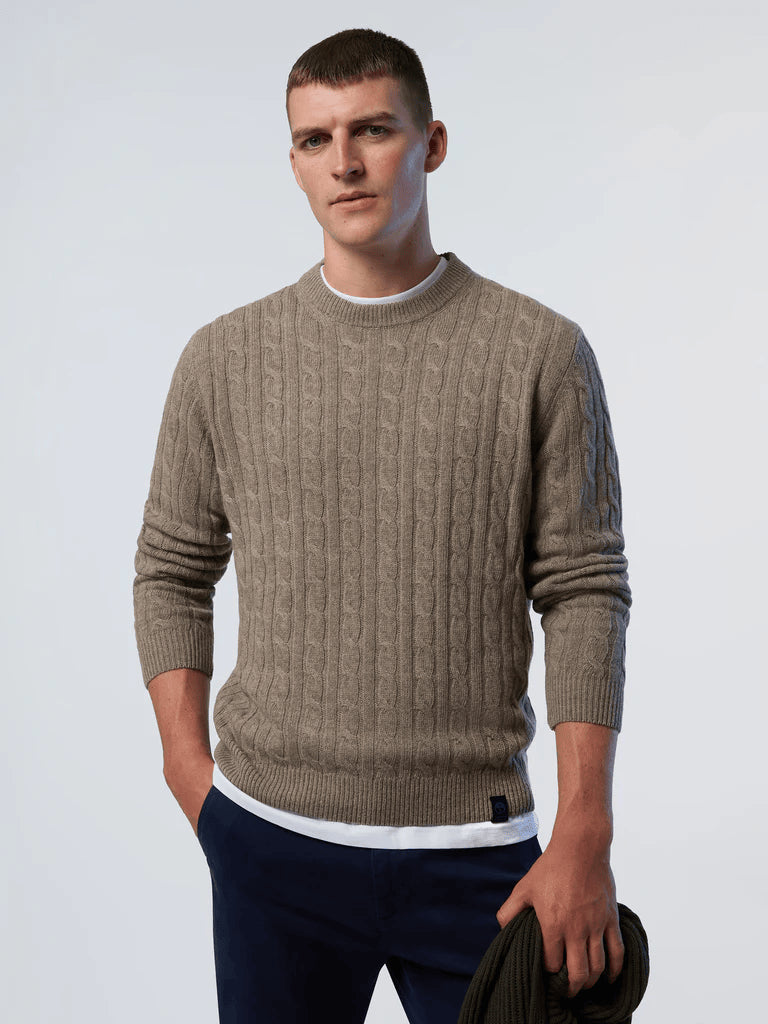 Maglie uomo in eco cashmere grigio