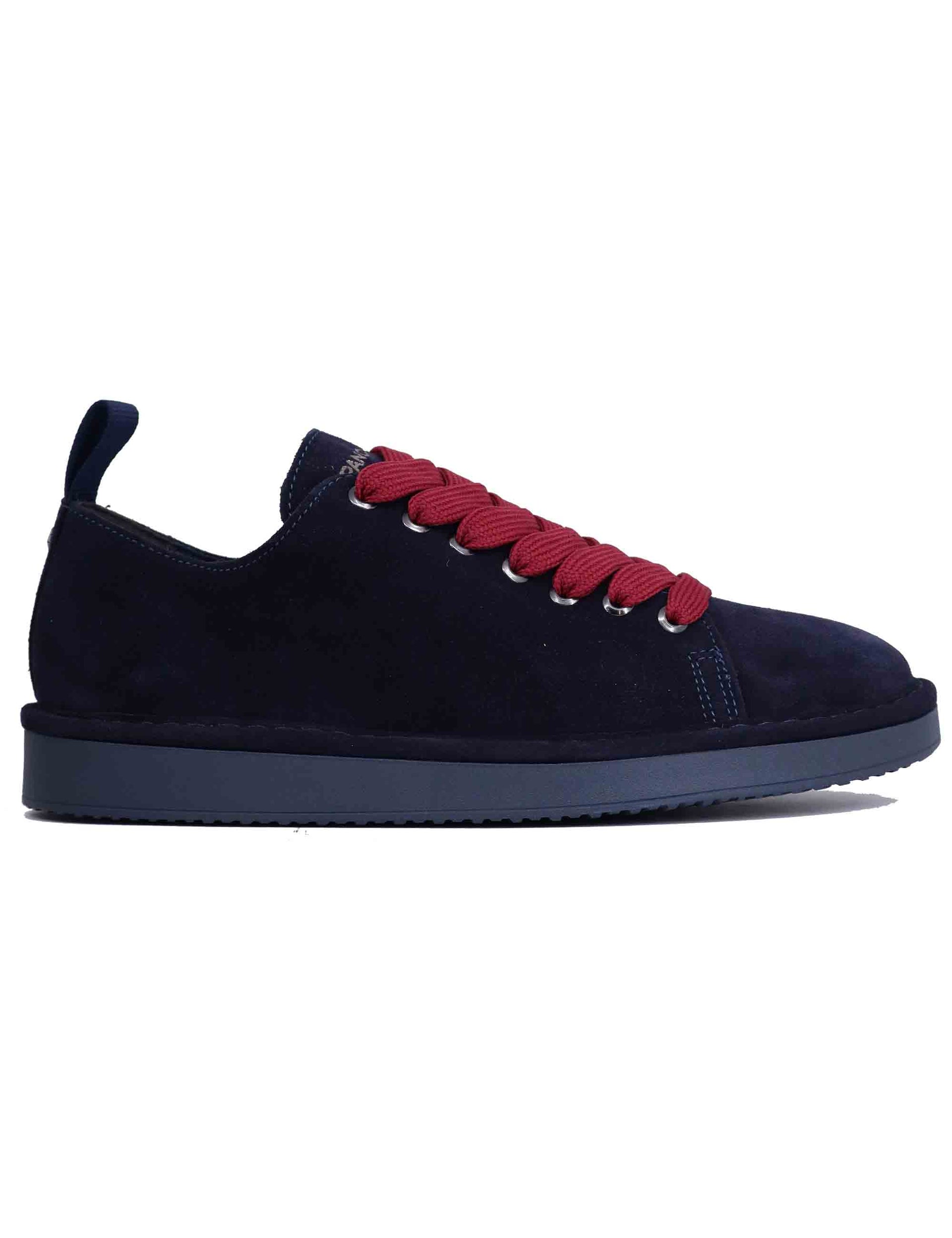 Men's sneakers in blue suede