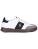 Men's sneakers in white eco leather