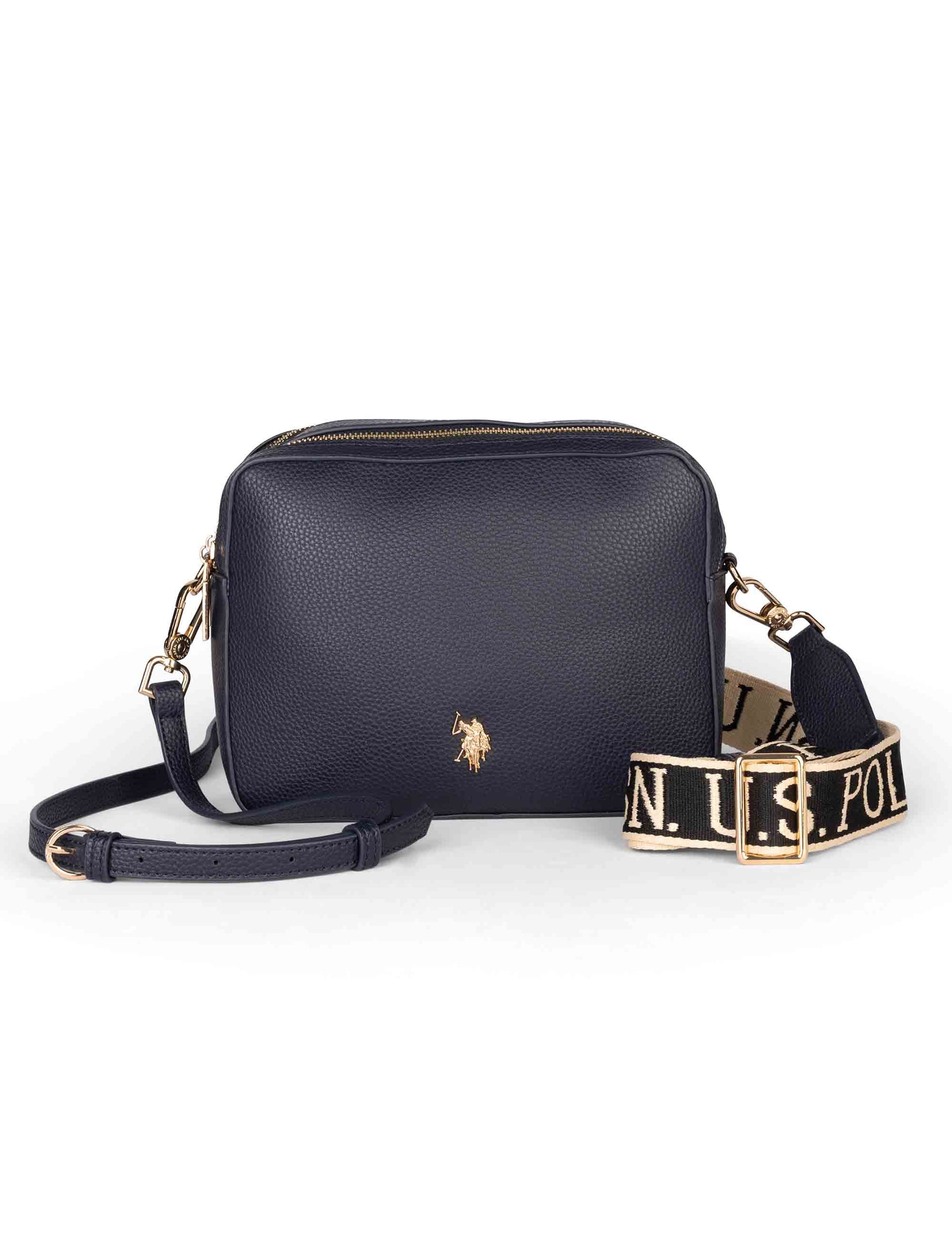 Borse pochette donna New Mansion in eco pelle blu