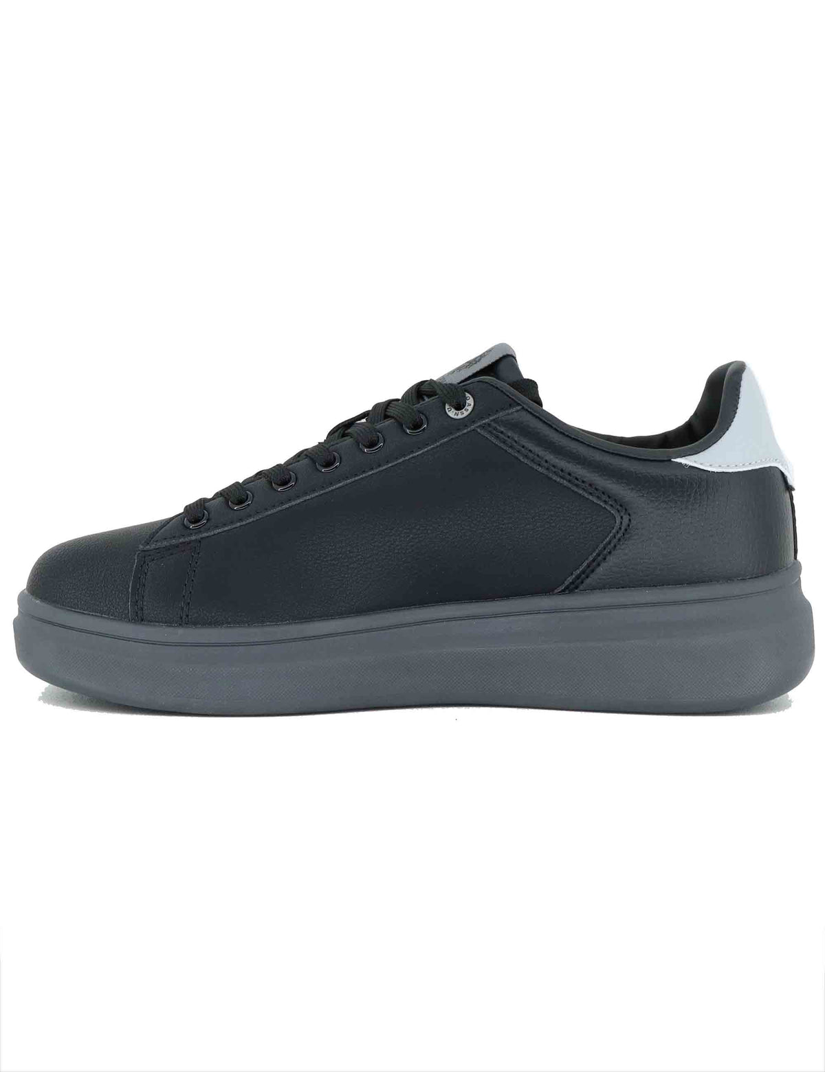 Sneakers uomo in tessuto nero con logo laterale e suola alta CODY013 BLK-LGR02 U.S. Polo Assn. 