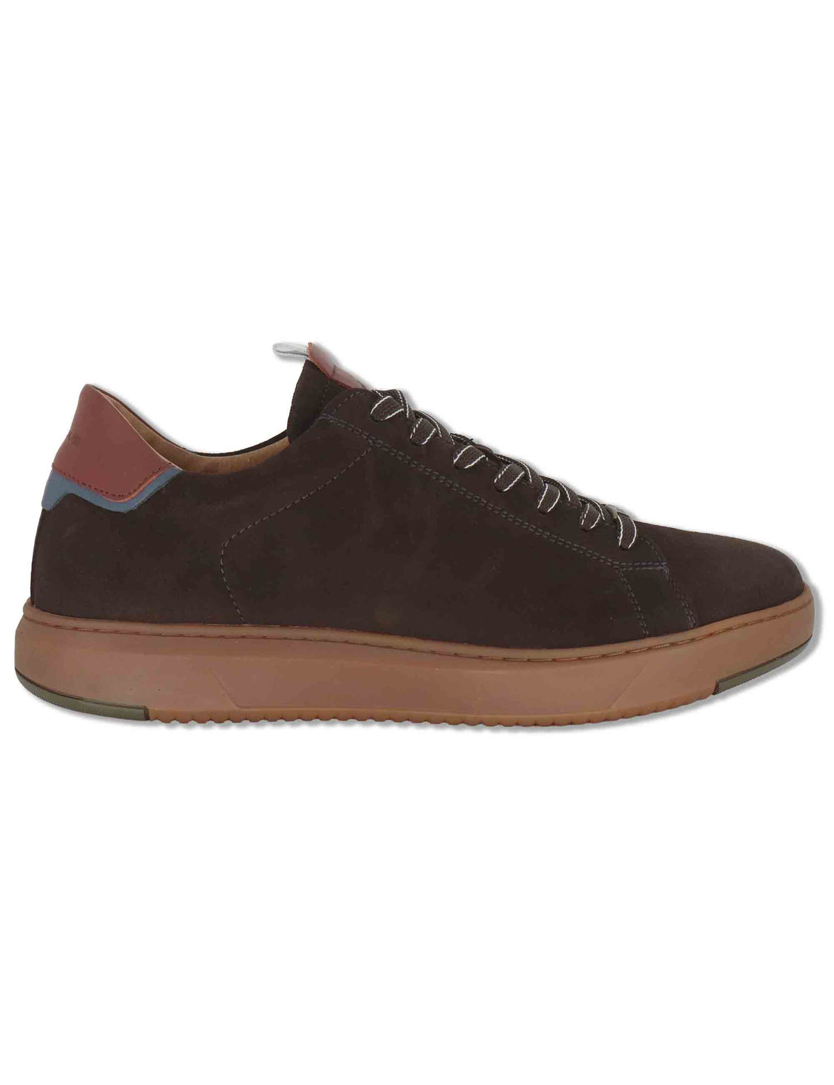 Sneakers uomo Aktif in camoscio marrone con fondo in gomma e sottopiede memory foam 13672 11296AM Ambitious 