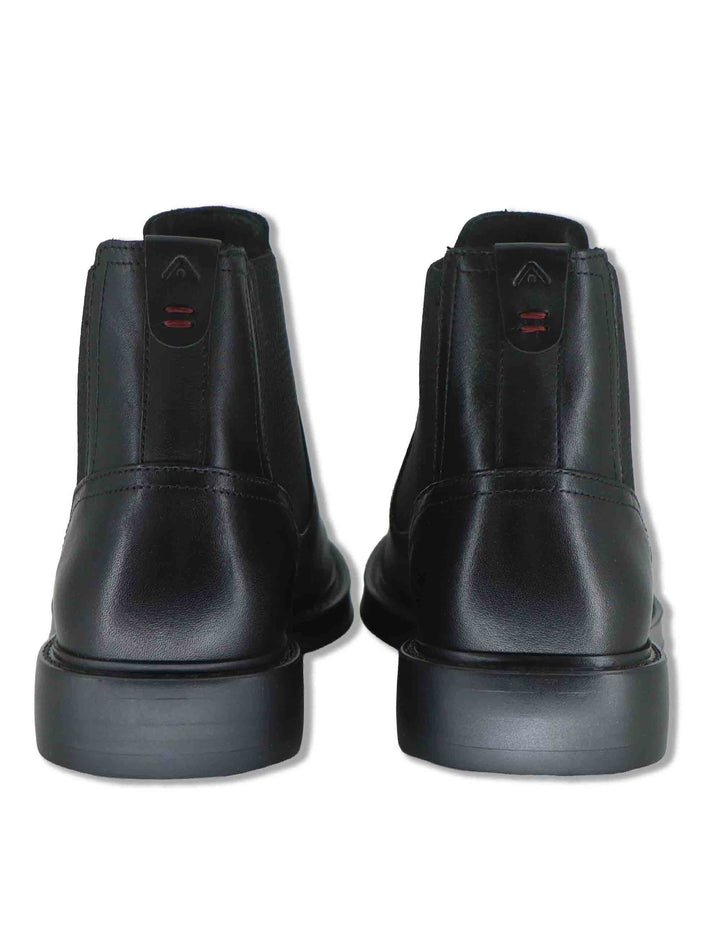 Stivaletti beatles uomo Smart in pelle nera con elastici laterali fondo in gomma e memory foam 14052 6583AM.1 Ambitious 