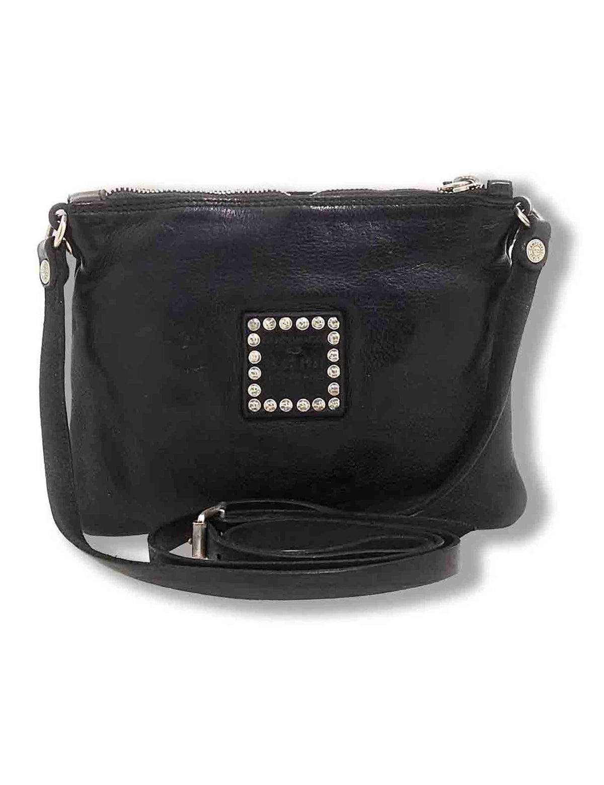 Borsa bustina donna Stella nera con borchie C005800ND X0173 C0001 Campomaggi 