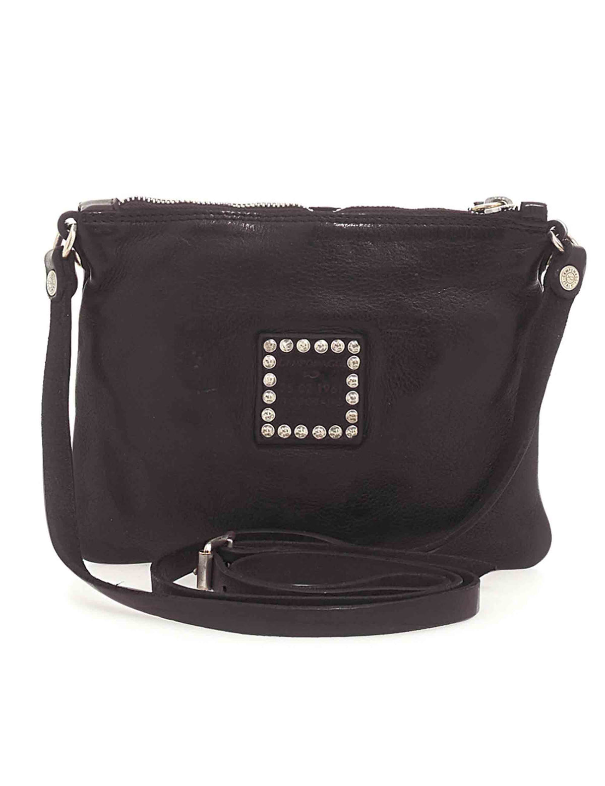 Borsa bustina donna Stella grigia con borchie C005800ND X0173 C0501 Campomaggi 