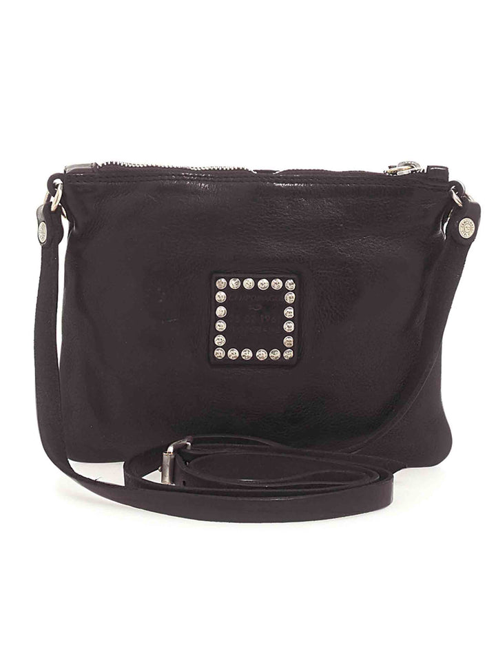 Borsa bustina donna Stella grigia con borchie C005800ND X0173 C0501 Campomaggi 