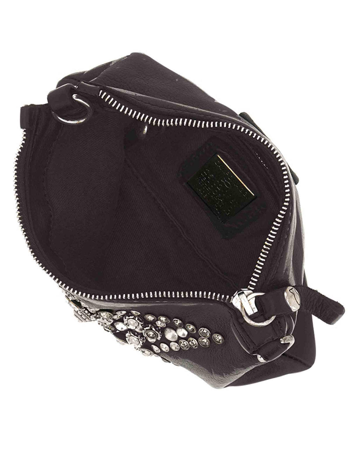 Borsa bustina donna Stella grigia con borchie C005800ND X0173 C0501 Campomaggi 