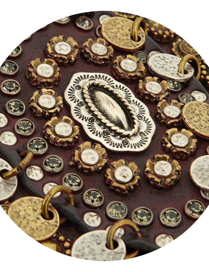 Monospalla donna Teresa vinaccia in pelle di vacchetta C042760ND X3136 C3503 Campomaggi 