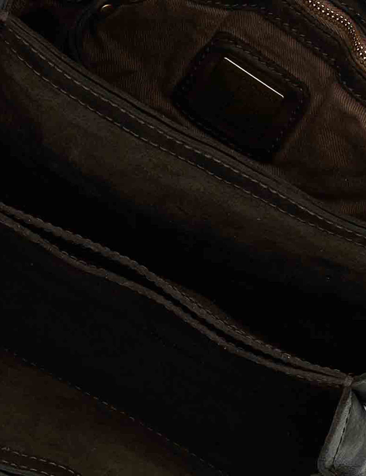 Borsa a tracolla donna Agnese moro in pelle di vacchetta C045680ND X3185 C1501 Campomaggi 