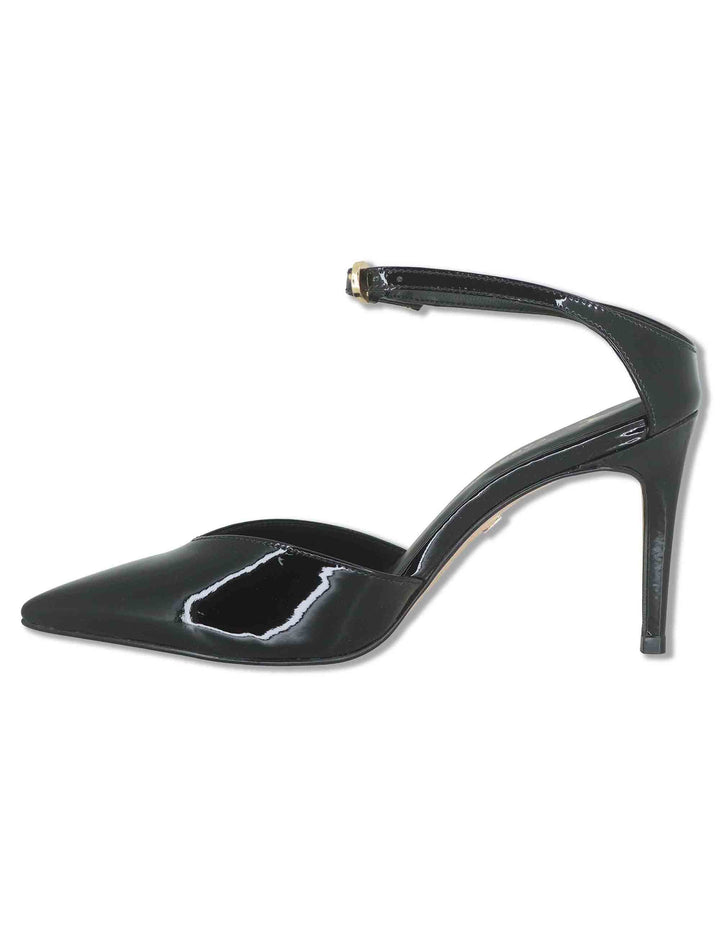 Decollete donna in vernice nera con tacco alto e punta a punta 195195 200 Carrano 