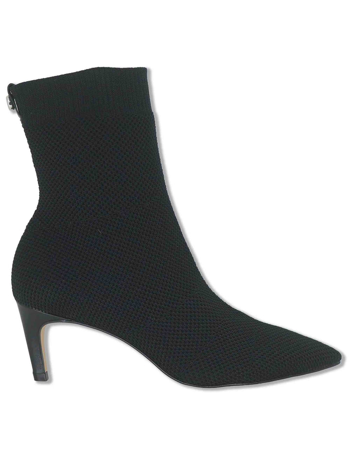 Stivaletti donna in tessuto elasticizzato nero con tacco alto 853025 200 Carrano 