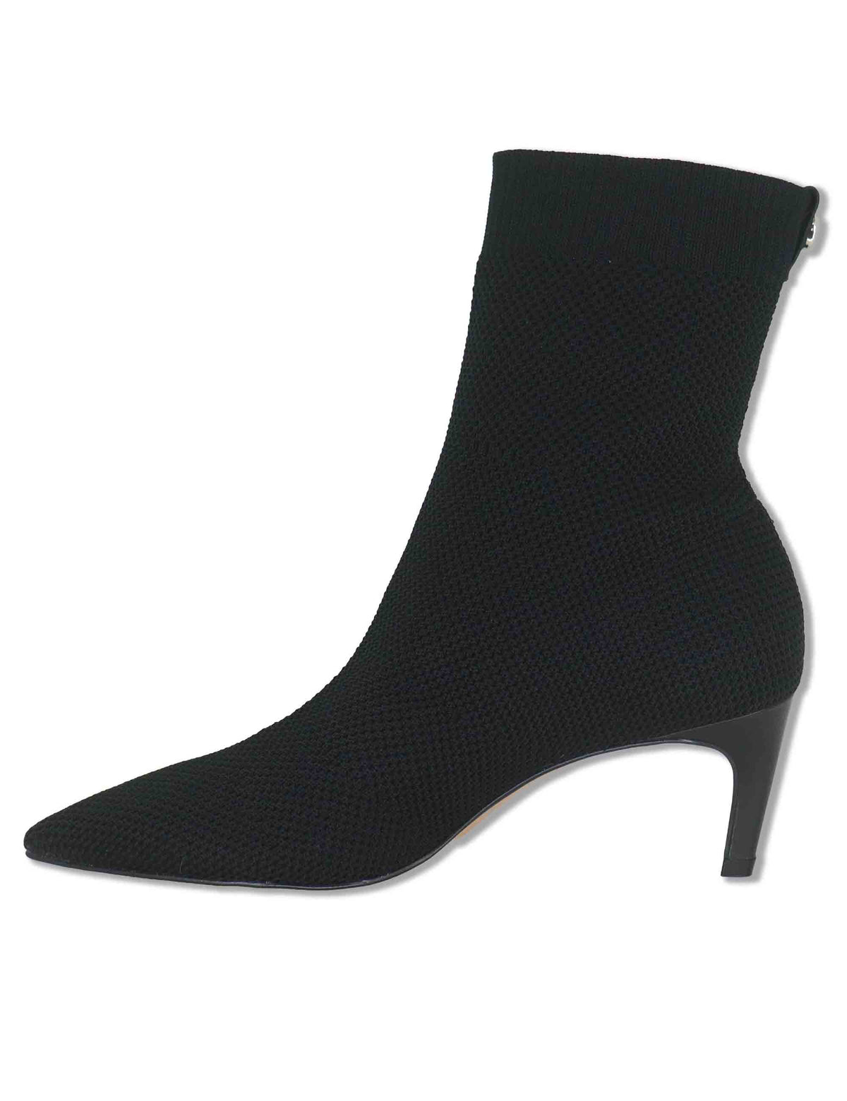 Stivaletti donna in tessuto elasticizzato nero con tacco alto 853025 200 Carrano 