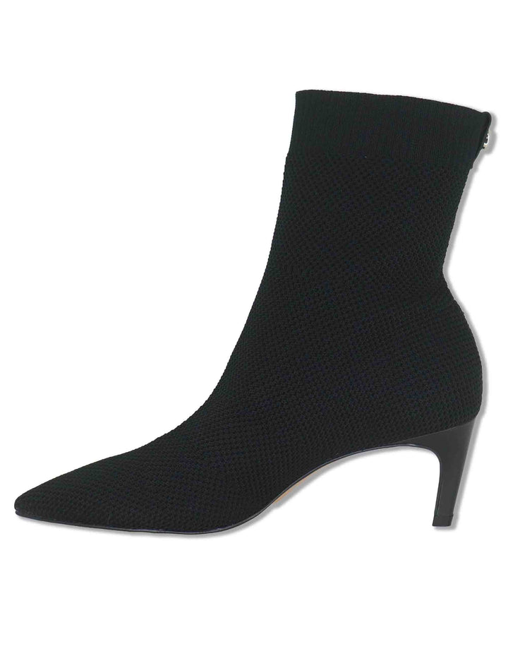 Stivaletti donna in tessuto elasticizzato nero con tacco alto 853025 200 Carrano 