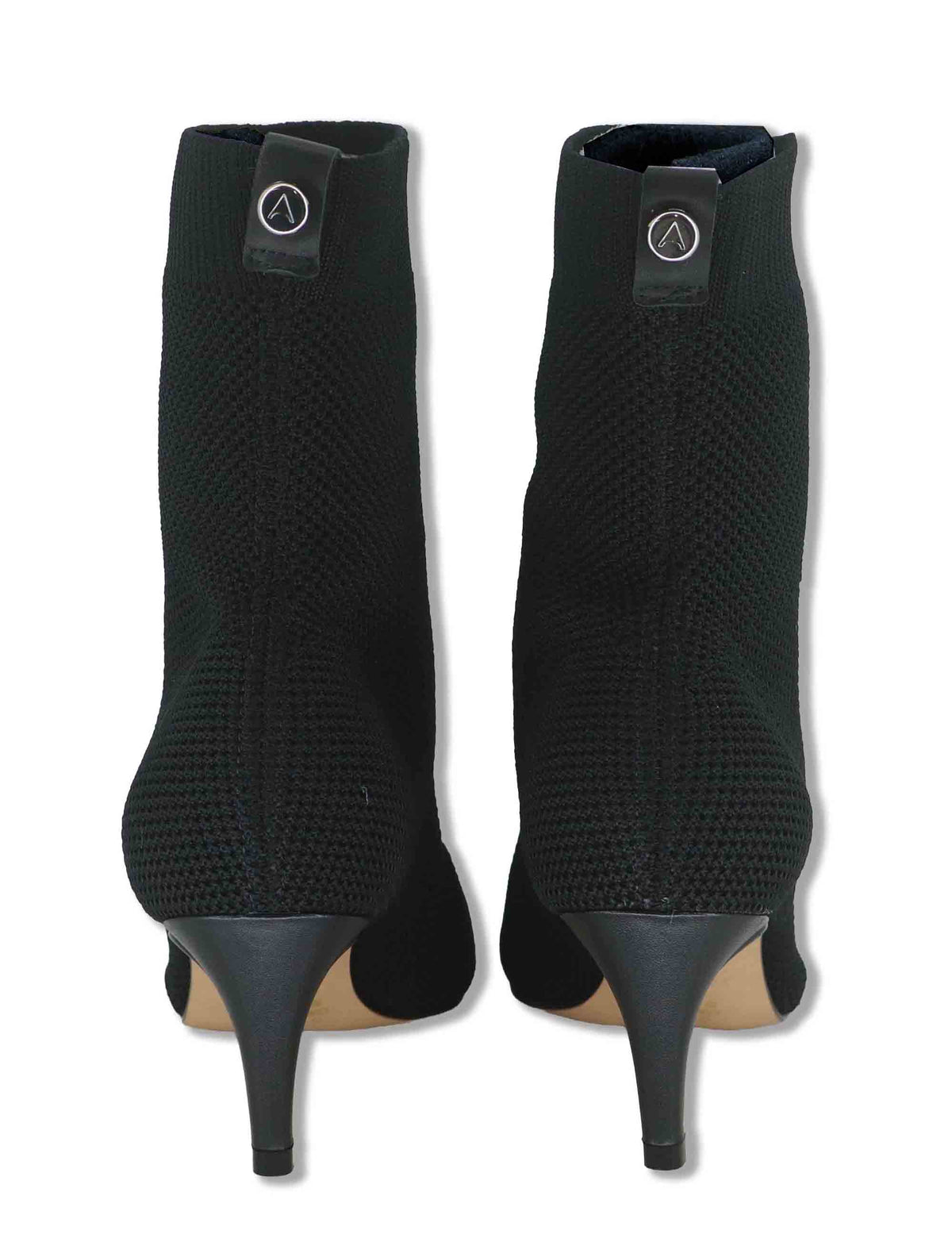 Stivaletti donna in tessuto elasticizzato nero con tacco alto 853025 200 Carrano 