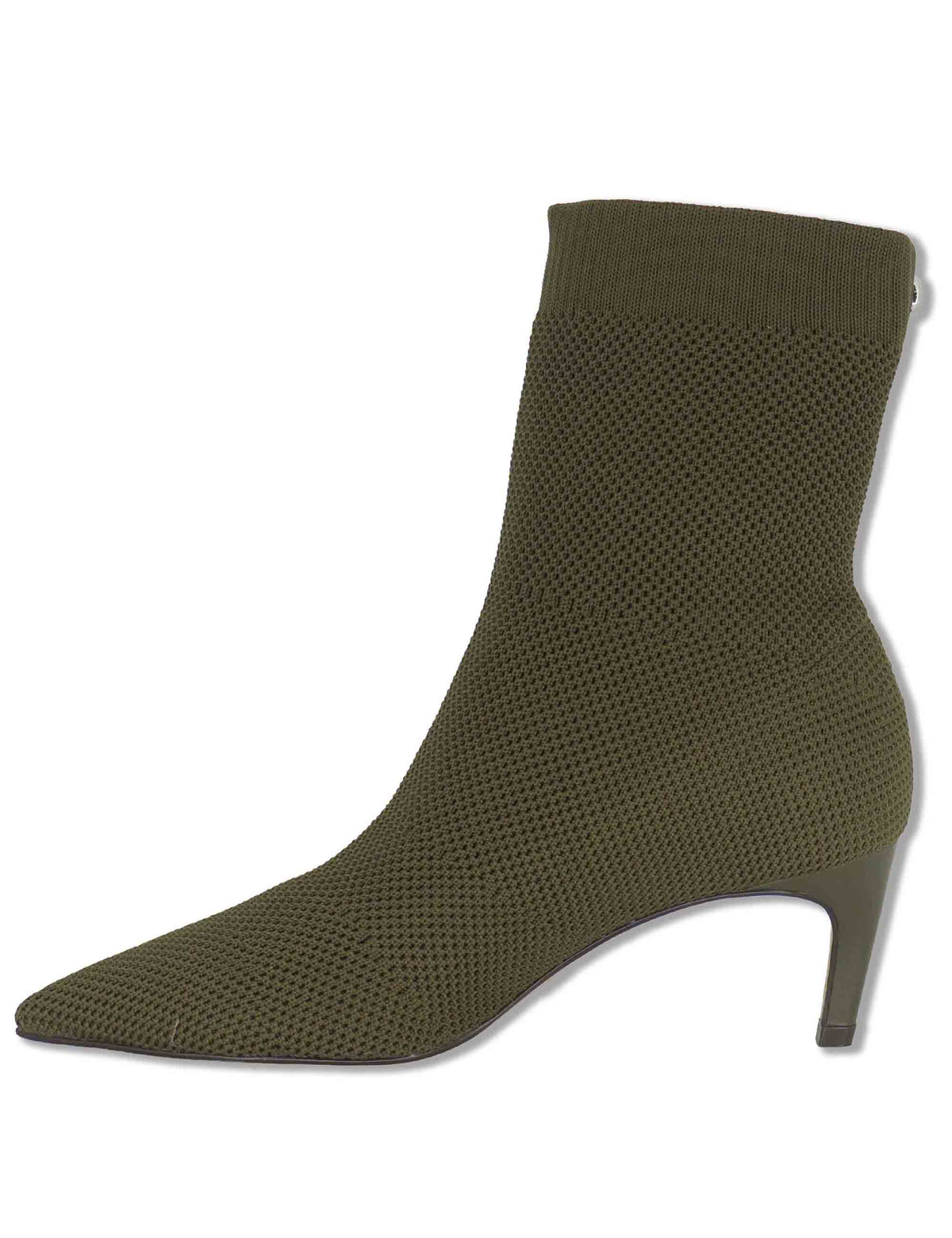 Stivaletti donna in tessuto elasticizzato verde con tacco alto 853025 521 Carrano 