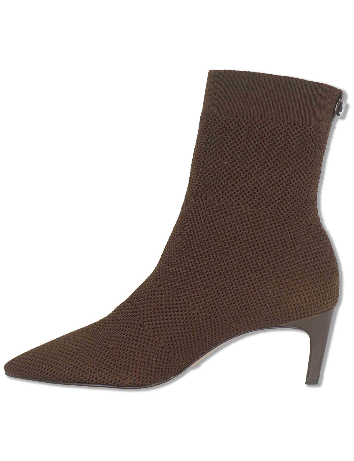 Stivaletti donna in tessuto elasticizzato marrone con tacco alto 853025 812 Carrano 