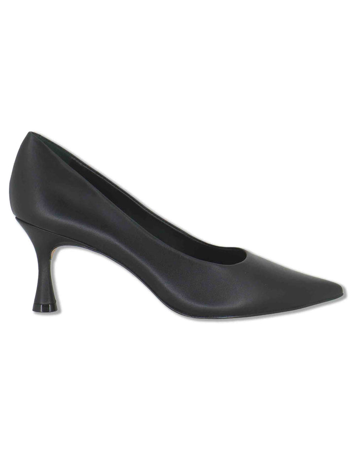 Decollete donna in pelle nera tacco alto 986001 200 Carrano 
