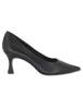 Decollete in pelle nero tacco alto Donna 986001 200