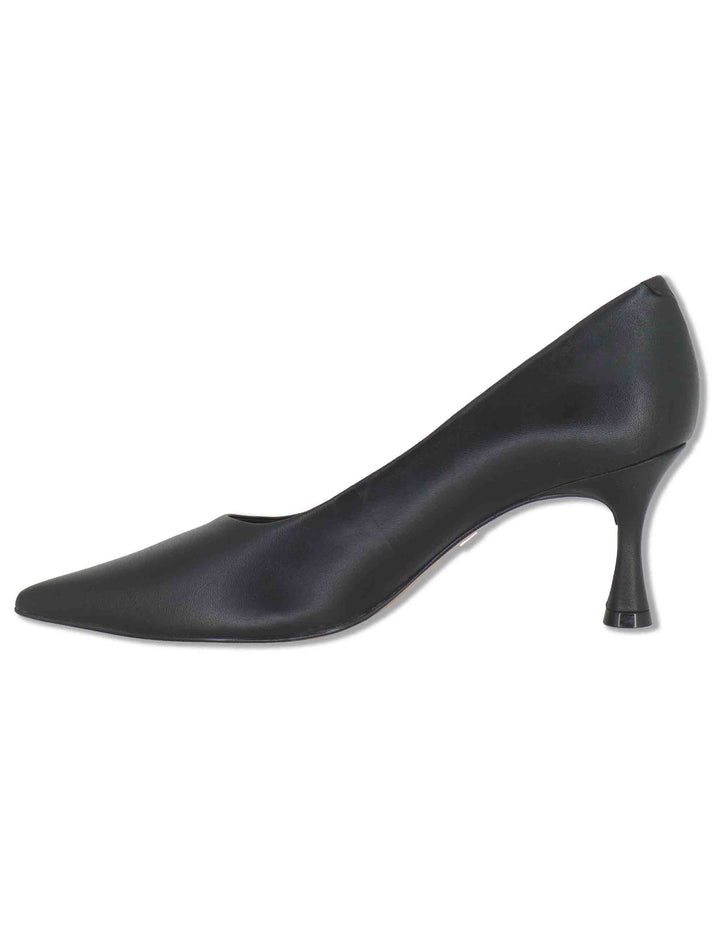 Decollete donna in pelle nera tacco alto 986001 200 Carrano 