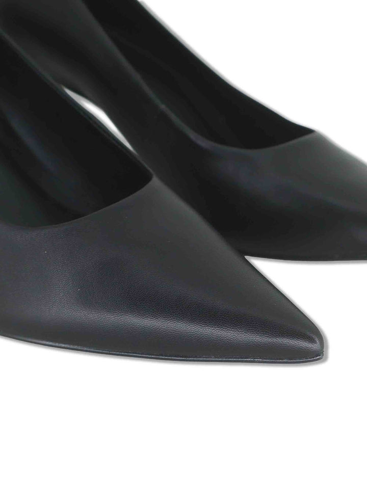 Decollete donna in pelle nera tacco alto 986001 200 Carrano 