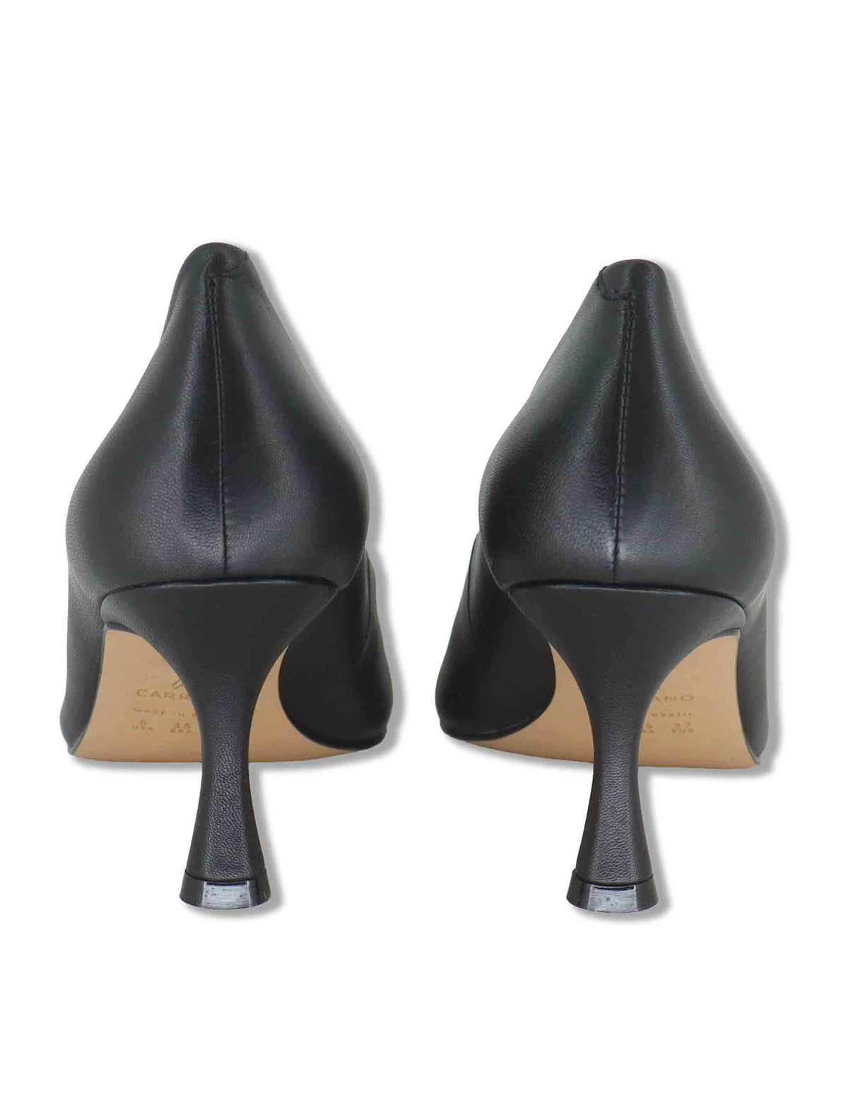 Decollete donna in pelle nera tacco alto 986001 200 Carrano 